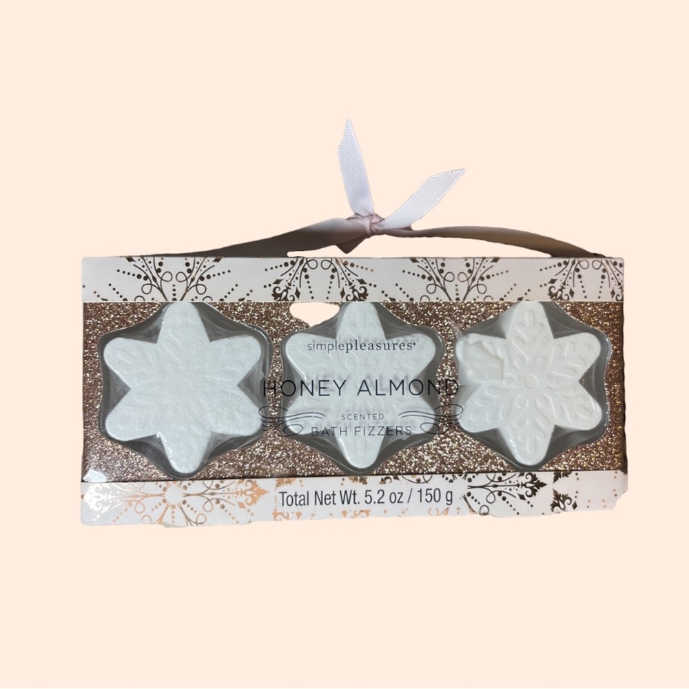 Honey Almond Scented Bath Fizzers